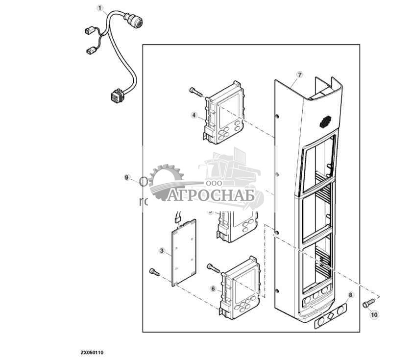 Cornerpost Display Panel, RH (511706 